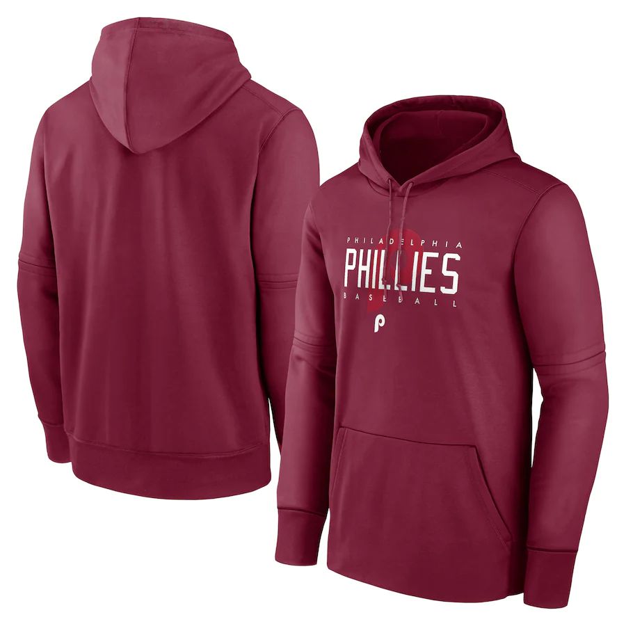 Men 2023 MLB Philadelphia Phillies red Sweatshirt style 1->philadelphia phillies->MLB Jersey